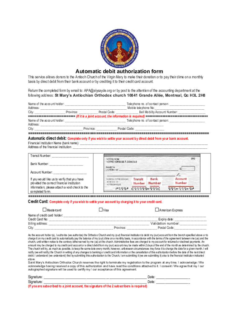 Fillable Online Automatic