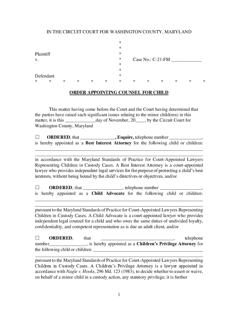 Fillable Online IN THE CIRCUIT COURT OF WASHINGTON COUNTY, ARKANSAS