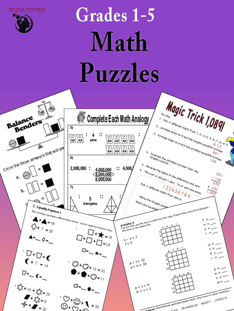 Fillable Online Addictive-Math-Puzzles-Grades-1-5-eBook.pdf Fax Email ...