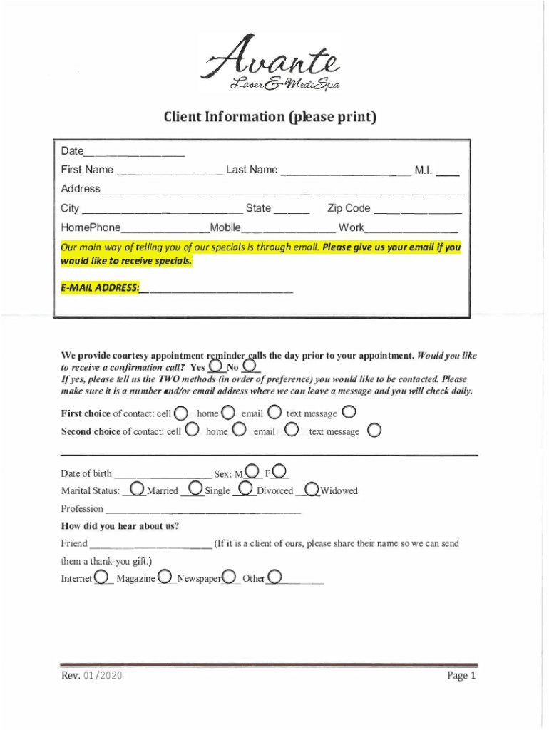 Form preview