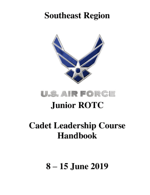 Southeast Region Junior ROTC Cadet Leadership Course ...