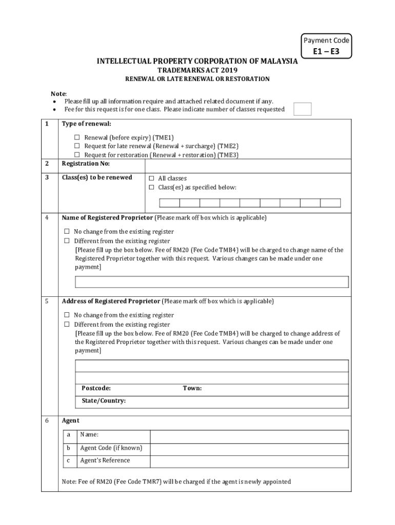 Fillable Online Trademark registration in MalaysiaIP GuideIP ...