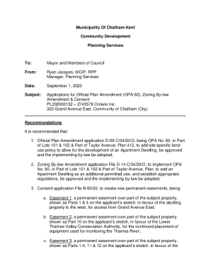 Applications for Official Plan Amendment (OPA 60), Zoning By-law
