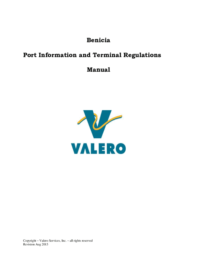 Fillable Online Port