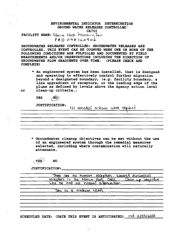 Fillable Online EPA Region 3 RCRA Corrective Action Environmental