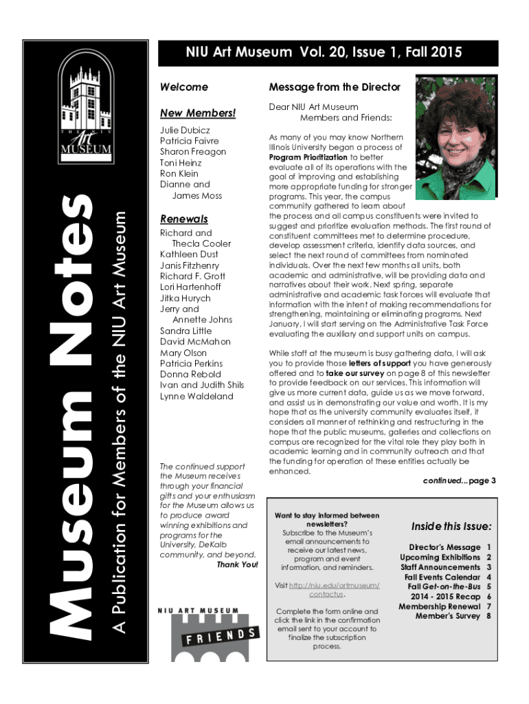 Fillable Online experts.niu.eduartmuseumpdfAs many of you may know ...