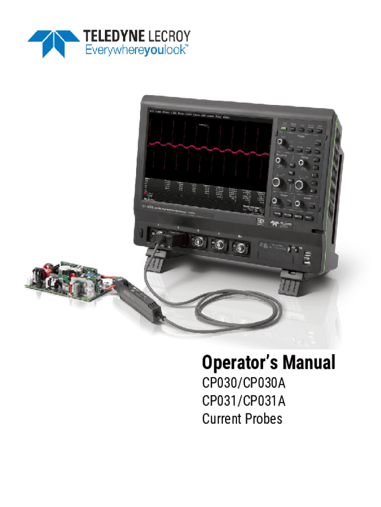 Fillable Online Current Probe