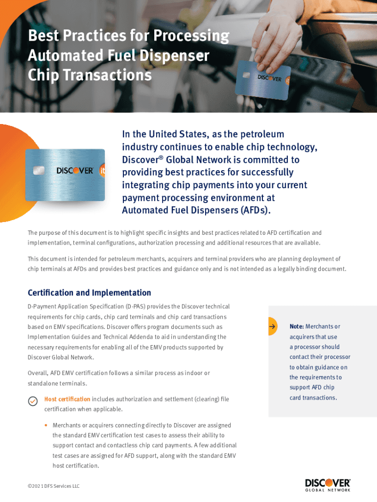 Fillable Online Best Practices for Processing Automated Fuel Dispenser
