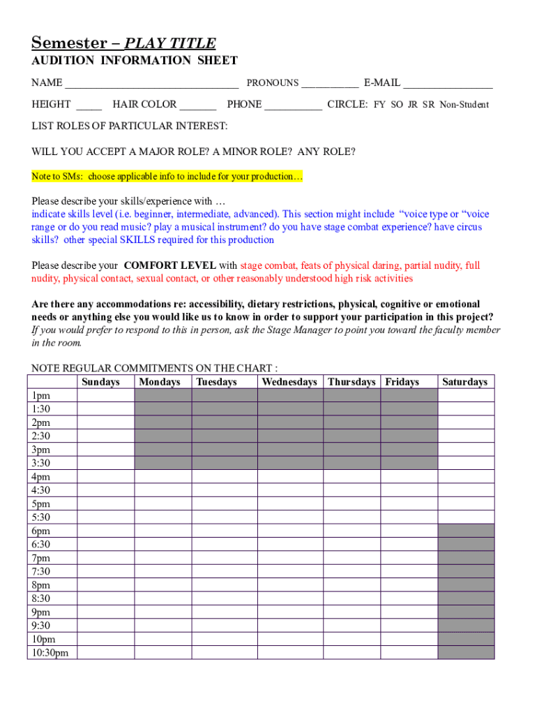 Form preview