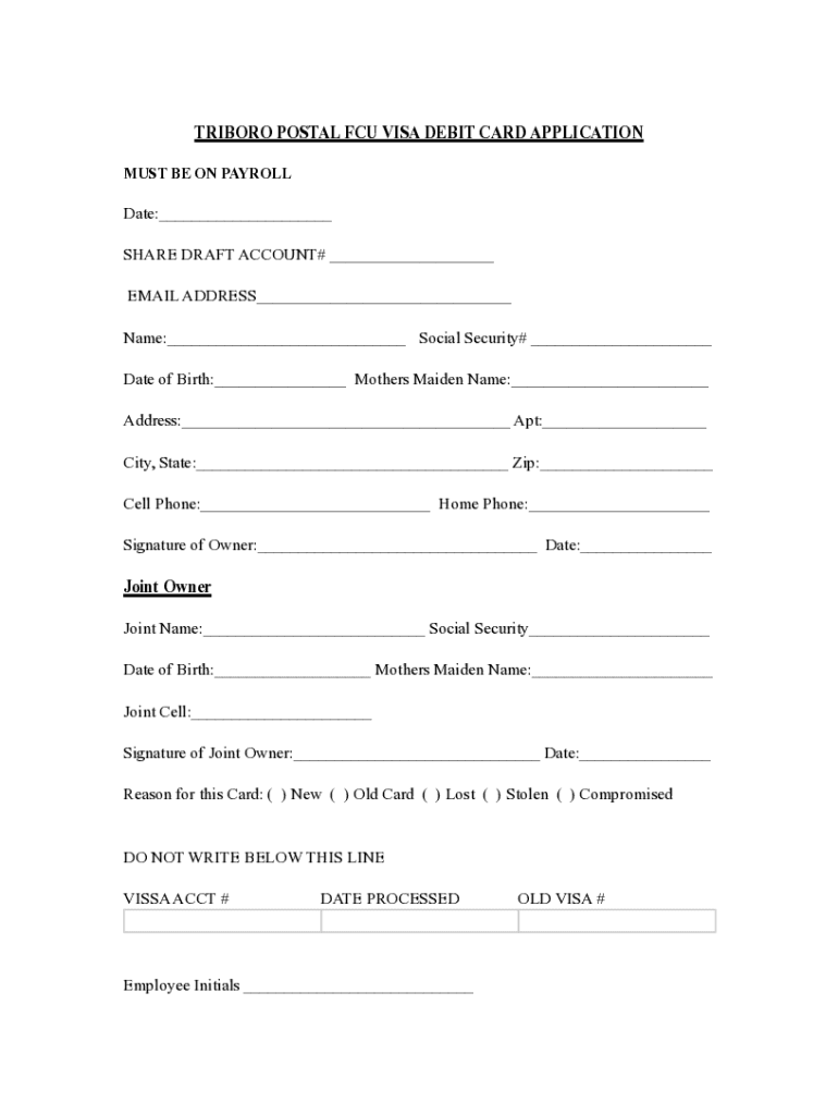 Fillable Online VISA DEBIT APPLICATION NEW Fax Email Print PdfFiller visa-debit-card-review-pros-cons-and-what-you-need-to-know-credit-solutions