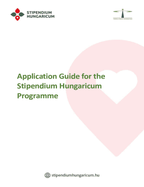 Application Guide for the Stipendium Hungaricum Programme
