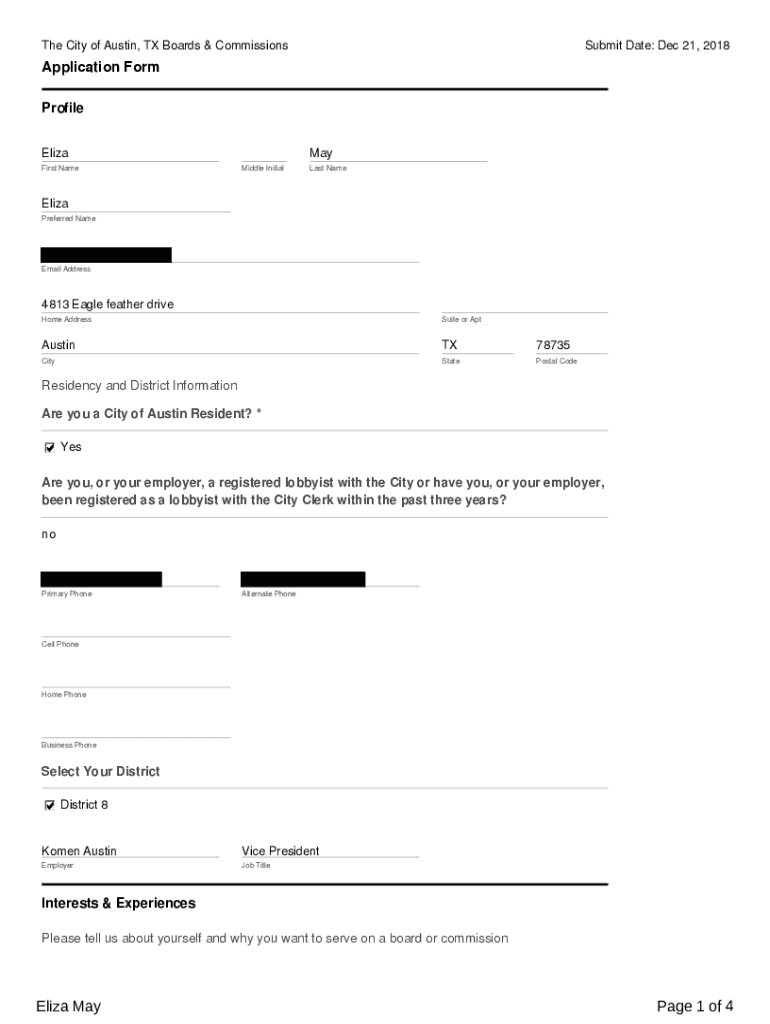 Form preview