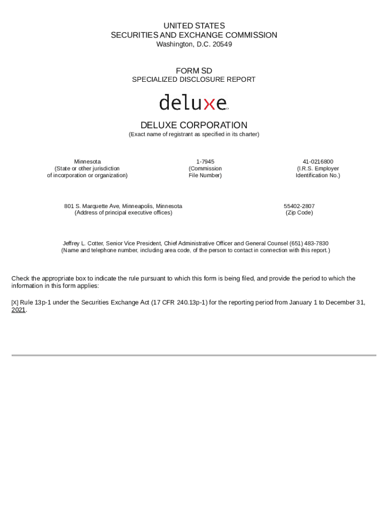 DELUXE CORP (. EDGAR Online Pro Doc Template pdfFiller