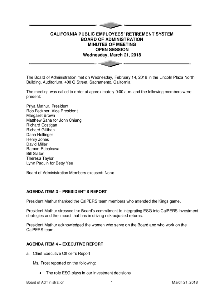 Fillable Online news.calpers.ca.govlearnaboutthecalpersboardLearn