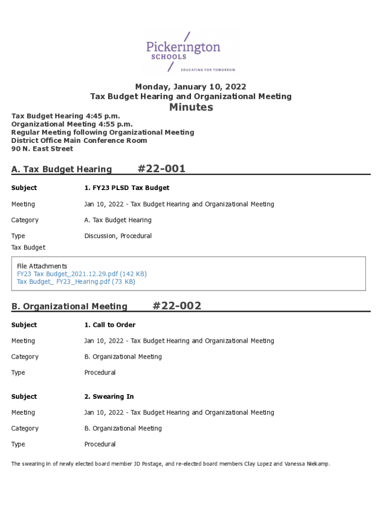 Fillable Online www.pickerington.k12.oh.usnewsfiscal2023taxFiscal