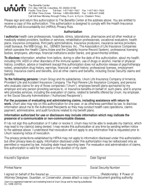 HIPAA Authorization Form