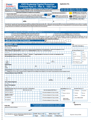 ICICI Prudential Capital Protection Application Form