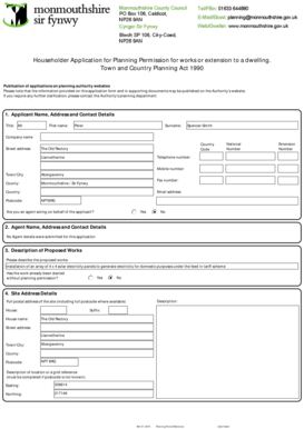 Householder Application for Planning Permission
