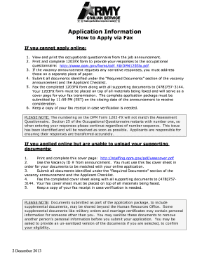 army civilian service form