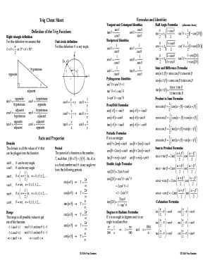 (alternate form) Definition of the Trig Functions... - tutorial math lamar