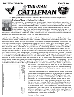 1VOLUME 55 NUMBER 8 - utahcattlemen