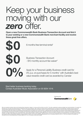 Commonwealth Bank Business Transaction Account Offer