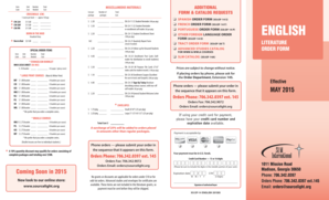 Order Form English - sourcelight