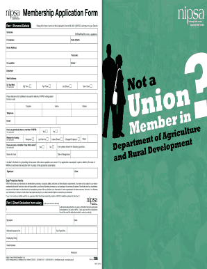 NIPSA Membership Application Form