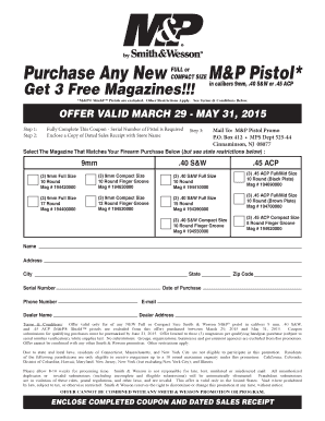 Smith & Wesson M&P Pistol Magazine Promotion