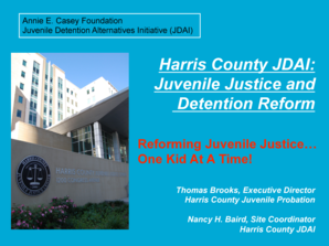 Harris County Juvenile Detention Risk Assessment Form