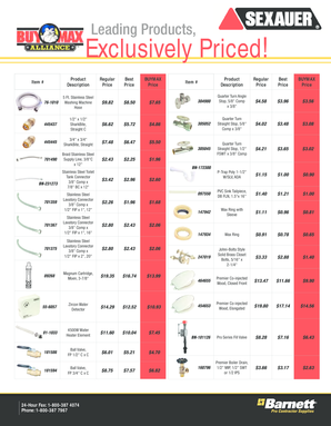 Plumbing Supply Order Form