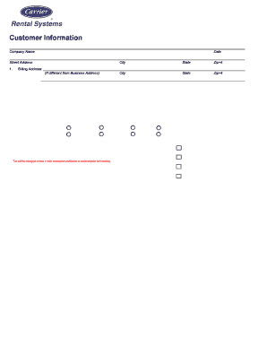 Business Credit Application Form