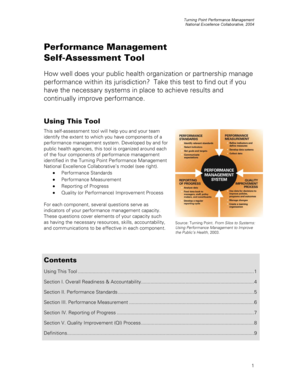 Turning Point Performance Management Self-Assessment Tool