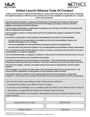 United Launch Alliance Code of Conduct