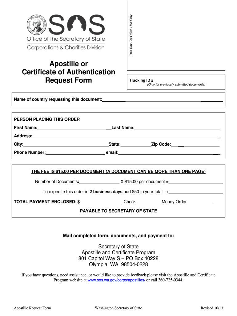 how to fill out apostille form Preview on Page 1.
