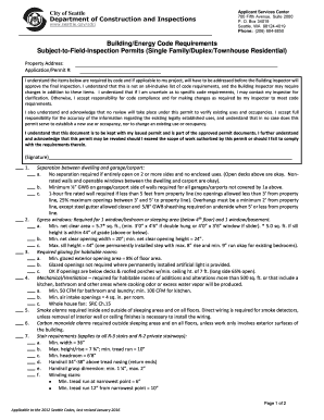 Seattle Residential Building Permit