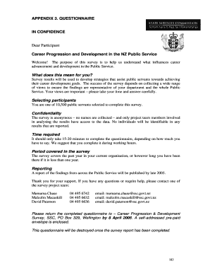 Career Progression and Development Survey