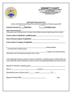 Georgia Contractor License Verification Form