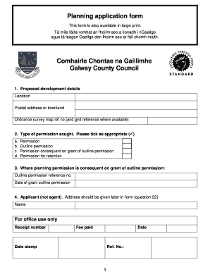 Planning Application Form