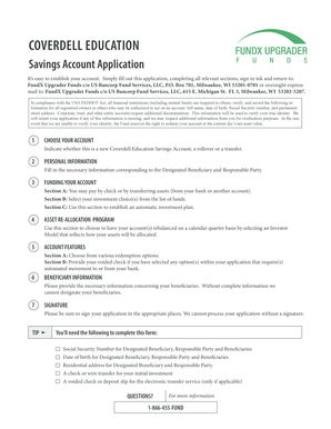 Coverdell Education Savings Account Application