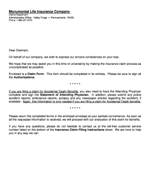 Life Insurance Claim Form
