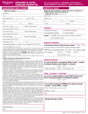 FORMULAIRE D’INSCRIPTION