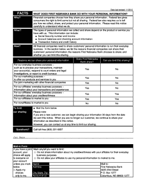 First Nebraska Bank Privacy Notice