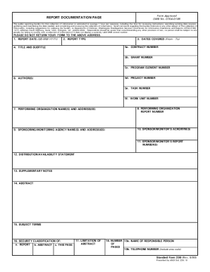 Standard Form 298