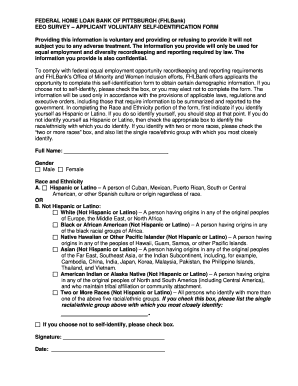 EEO Applicant Voluntary Self-Identification Form