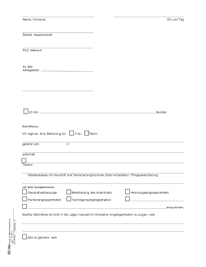 Antrag zur Betreuerbestellung