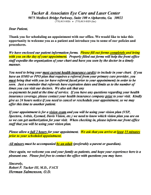 Patient Information Form