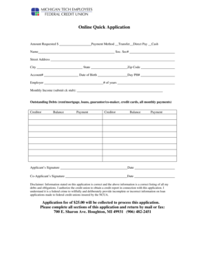 Loan Application Form