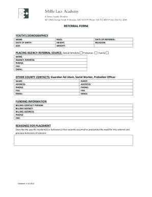 Youth Referral Form