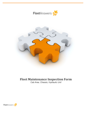 Fleet Maintenance Inspection Form